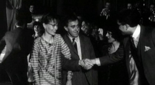 1983 zelig woody allen mia farrow stock footage