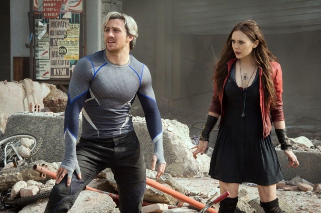avengers age of ultron scarlet widow elizabeth olsen quicksilver aaron taylor-johnson twins joss whedon