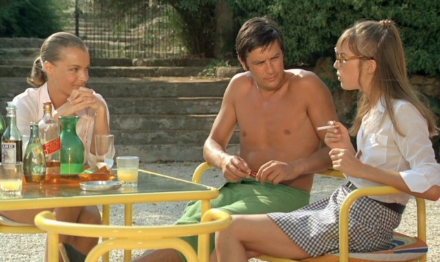la piscine jane birkin Alain Delon, Romy Schneider jacques deray